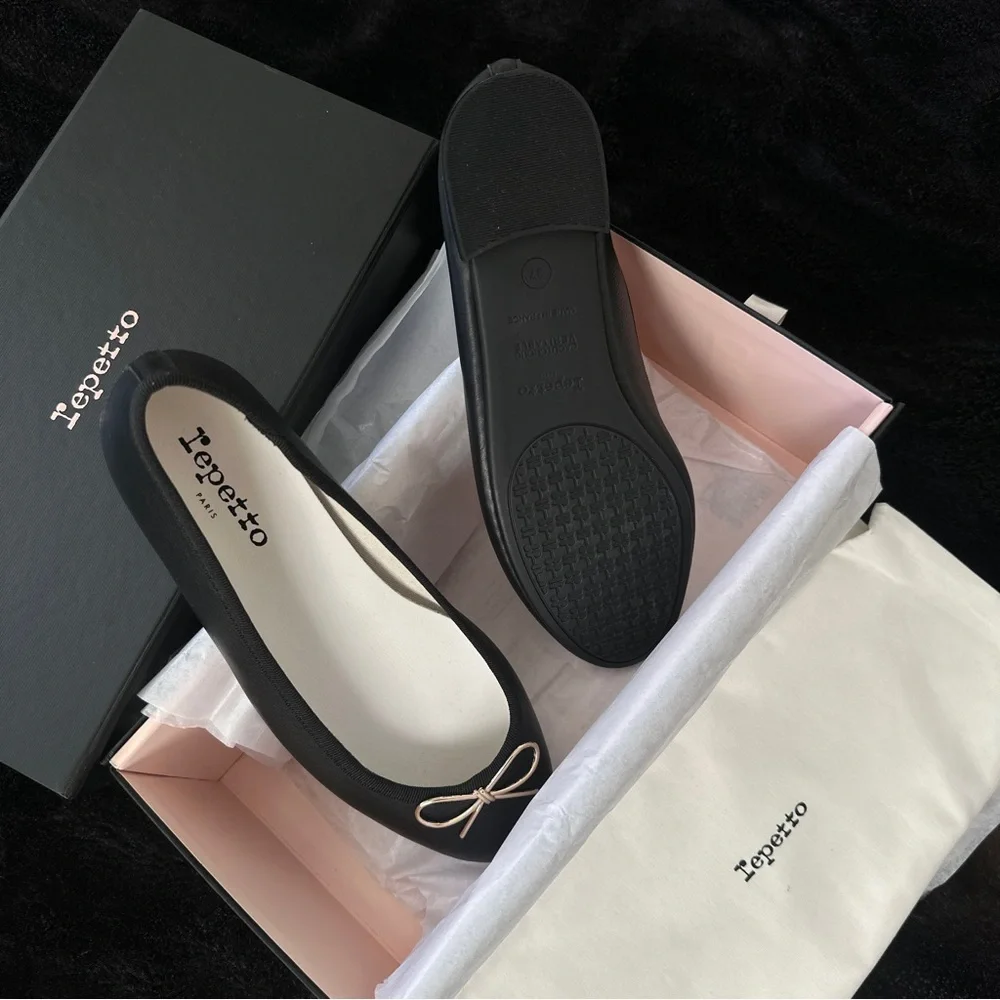 Sold Out Repetto Cendrillon Ballet Flats Black Never Worn - Picture 3 of 6